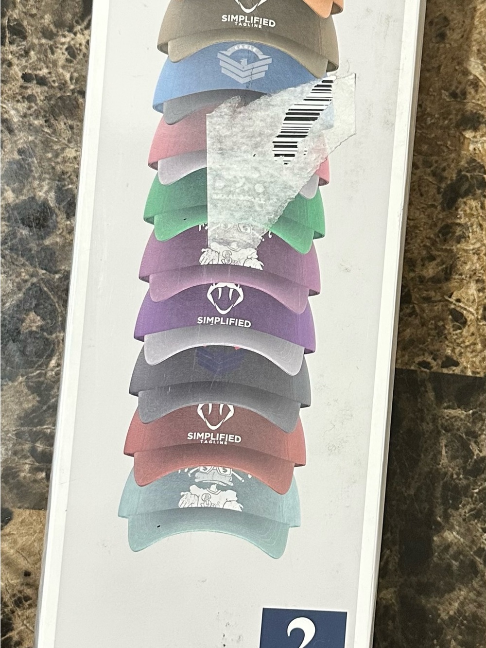 HeQe 2-Pack Baseball Cap Hat Organizer Hanging Closet Storage Rack